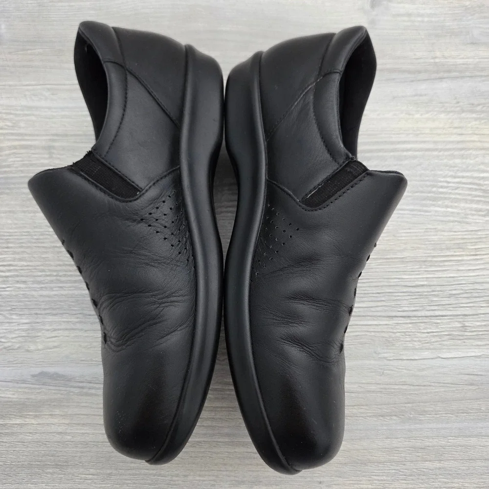 SAS Viva Tripad Comfort Loafers‎ Black Leather Slip On Shoes Womens 8 M